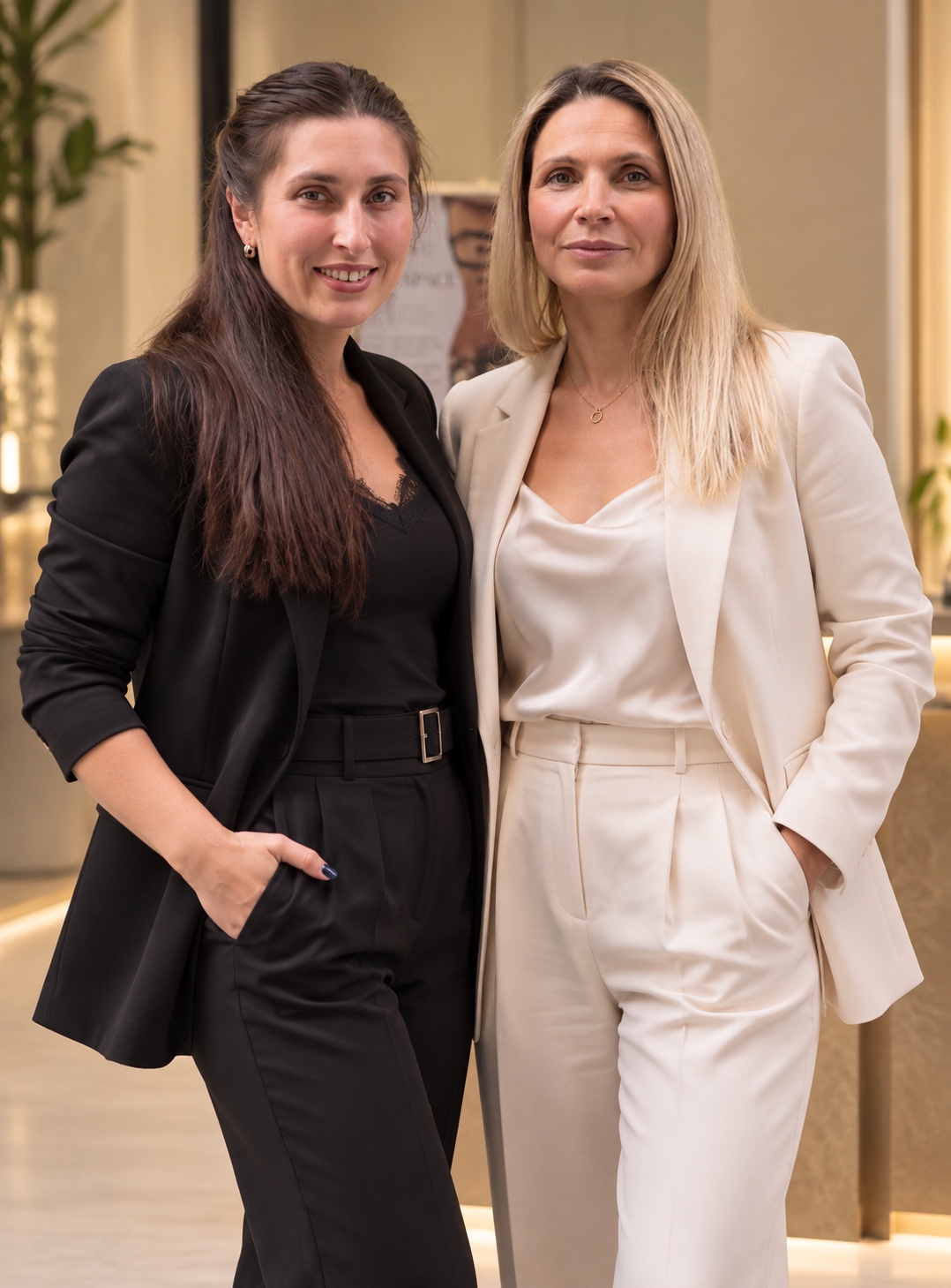 Silvia e Andriana, fondatrici di NÜA SKIN Milano